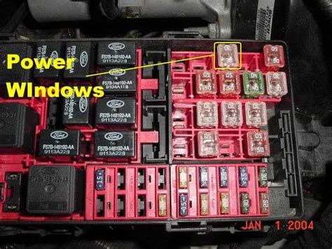 93 explorer power distribution box|ford explorer 93 4.0 ecu.